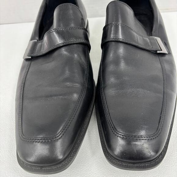 ECCO Mens Edinburgh Buckle Loafer Size EU 46 Black Leather Slip On Dress Shoe main image 10